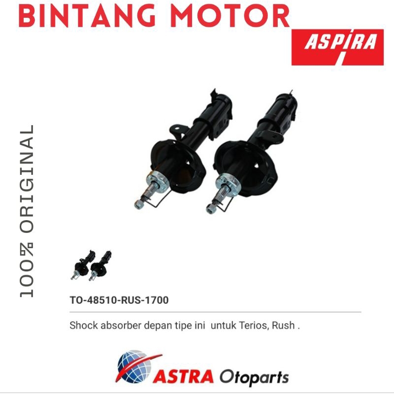 Shock Depan Terios Rush Aspira Set TO-48510-RUS-1700