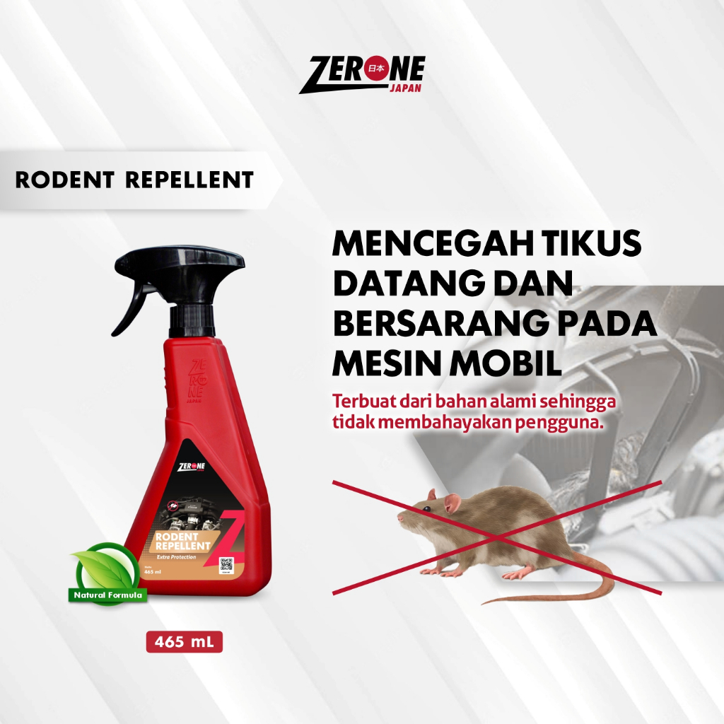 Rodent Repellent Pembasmi Tikus Zerone Japan Racun/Pengusir Tikus Ampuh