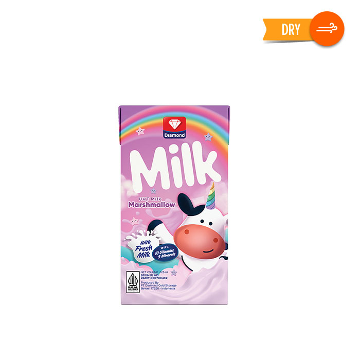 DIAMOND MILK UHT MARSHMALLOW 125 ML