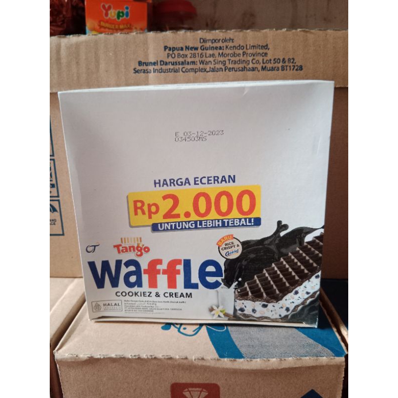 

Wafer Tango Waffle Cookies Box