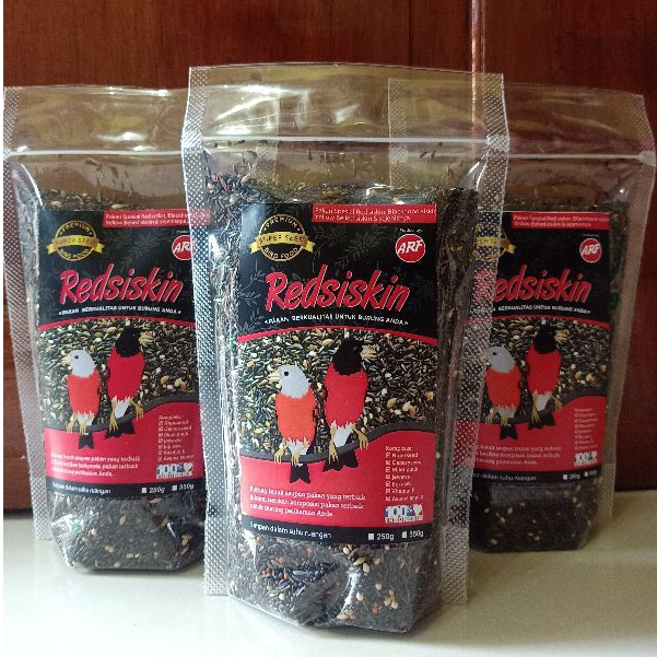 PAKAN BURUNG REDSISKIN 250 GRAM