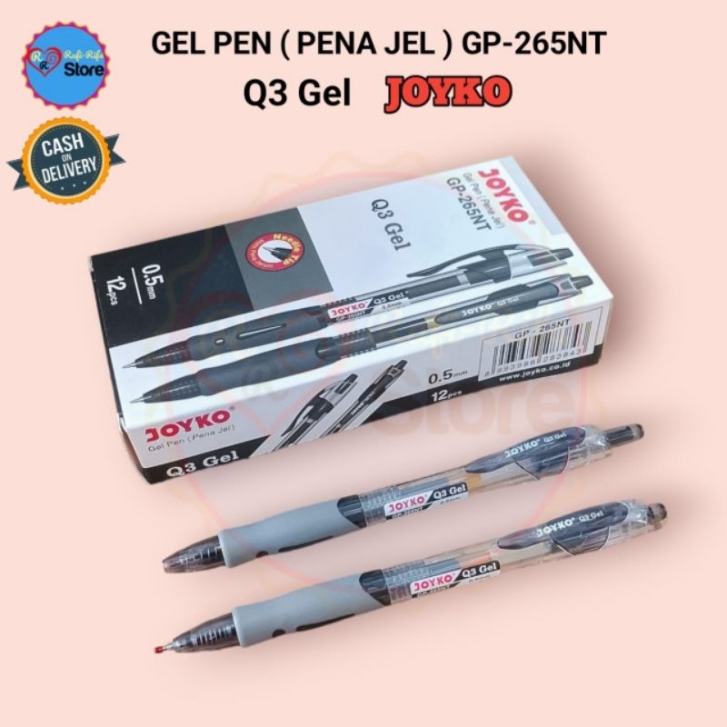 

JOYKO Gel Pen Pena Jel GP-265NT Q3 0.5 mm Black/Hitam