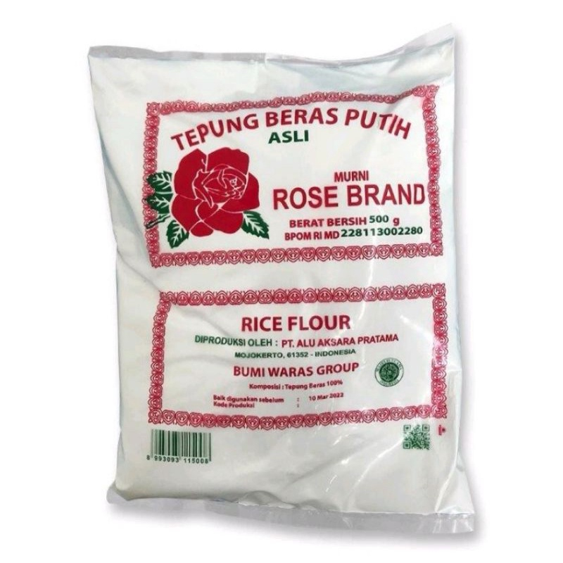 

Tepung Beras Rose Brand 500gr