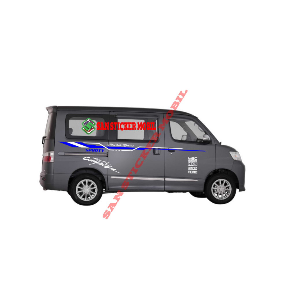 0026 luxio cutting sticker mobil luxio grand max mini van sticker cutting desain luxio grand max