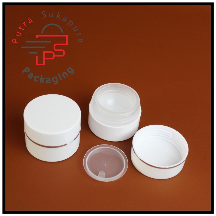 pot cream ps 10gr putih  / pot cream bottom ps 10gram / pot ps 10gr putih