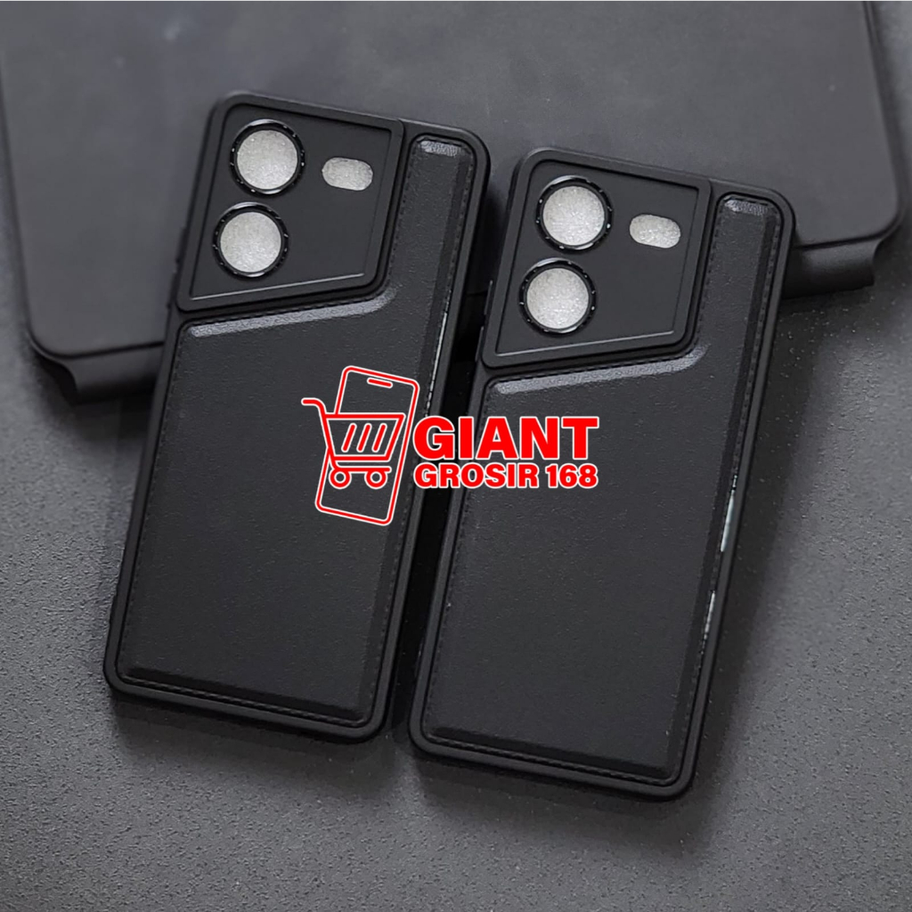 CASE TECNO POVA 5 TECNO POVA 5 PRO CASE TECNO POVA 6 TECNO POVA 6 PRO LEATHER PRO CAMERA BLACK SOFTC