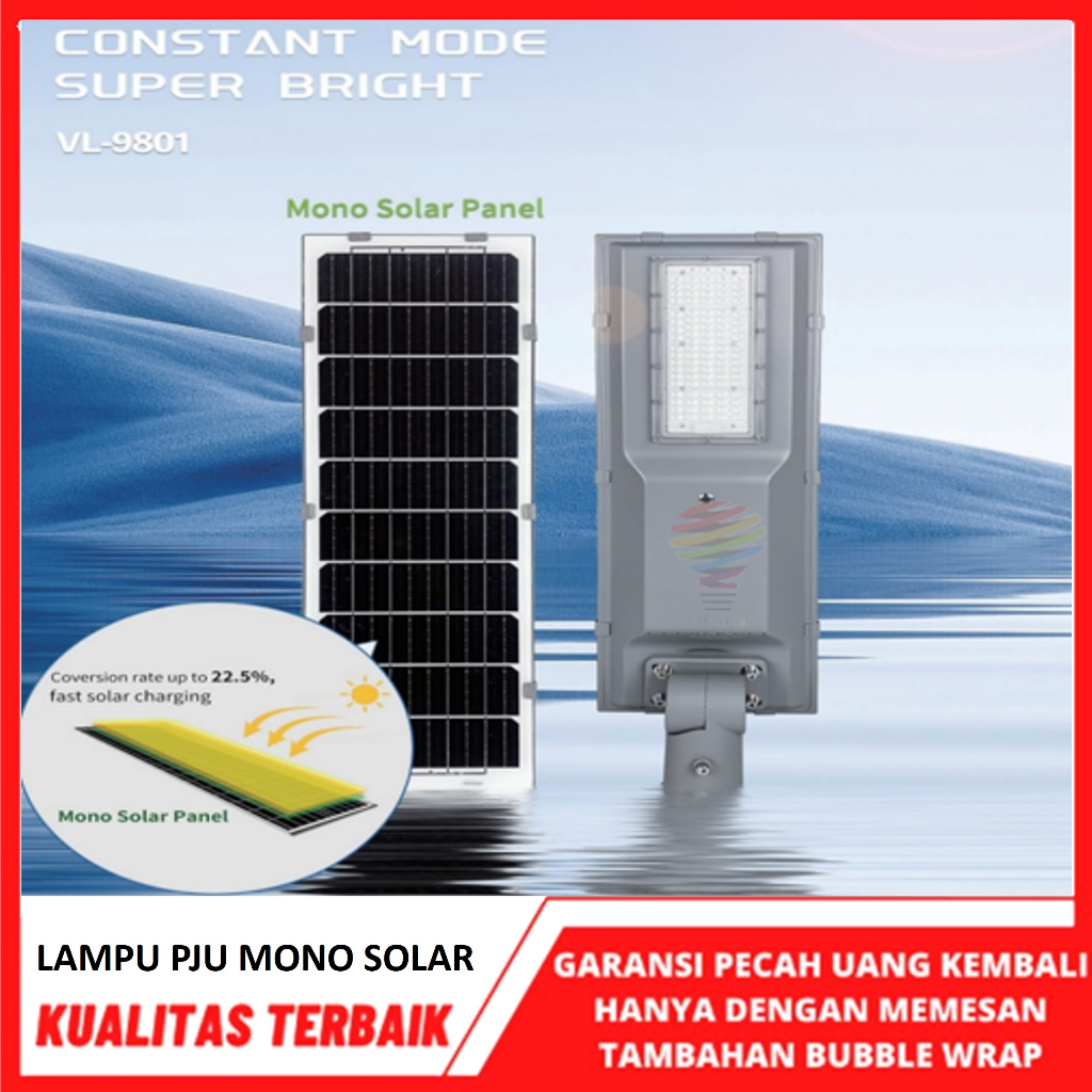 Lampu Jalan Solar Monochrystaline 100WATT200WATT PJU SOLAR PANEL