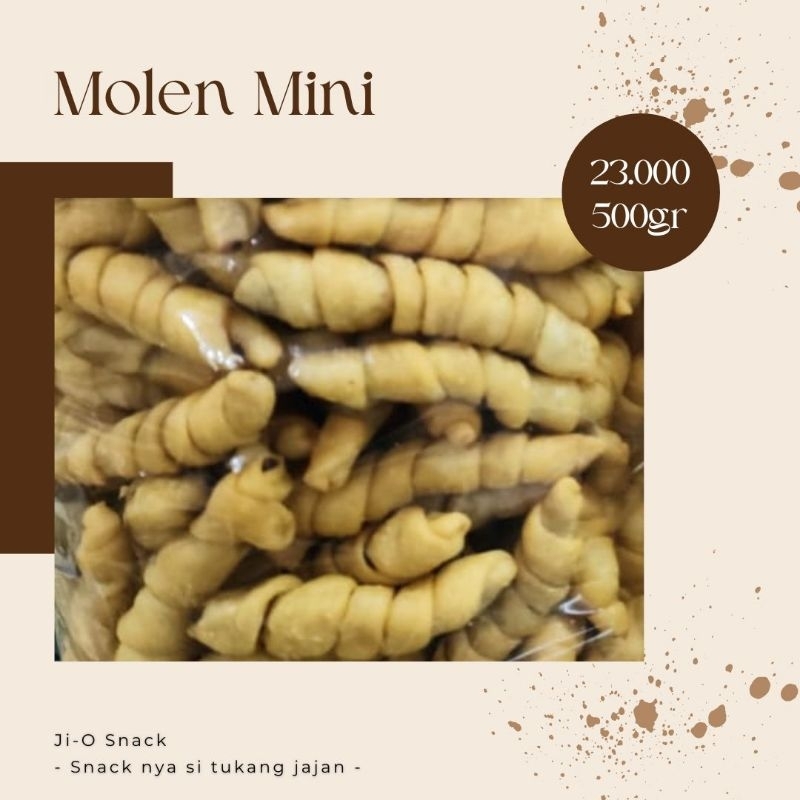 

(500 GRAM) MOLEN MINI ENAK RENYAH