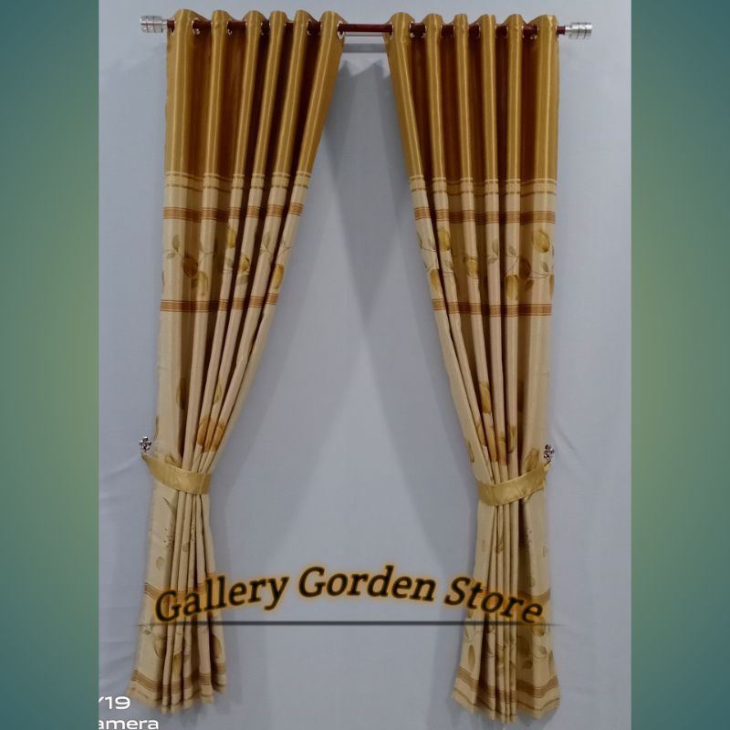 Gorden Blackout Tebal Gorden Pintu Ruang Tengah Gordeng Cendela 200x250cm Tirai Kaca Jendela Kamar P