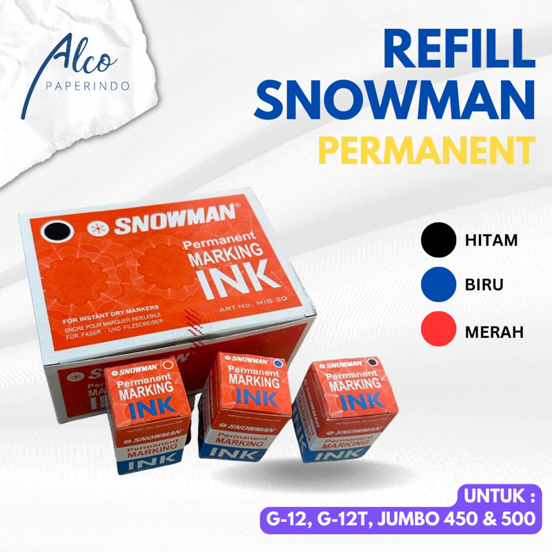 

Refill Spidol Snowman Permanent