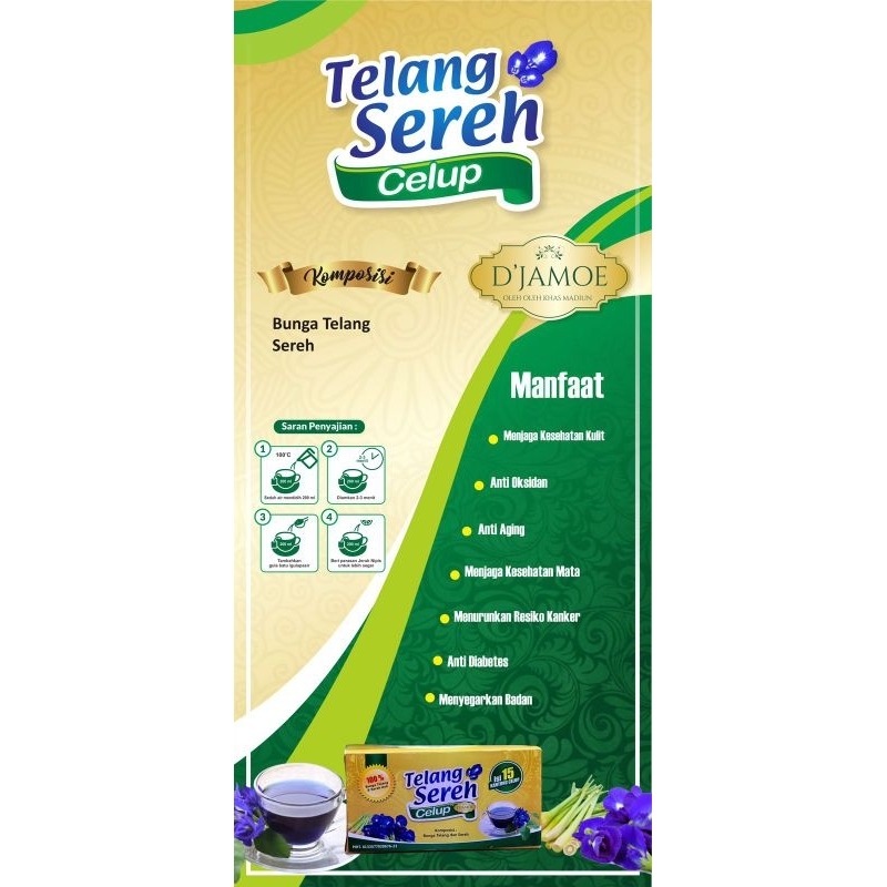 

Telang Sereh Celup D'Jamoe (oleh oleh khas Madiun)