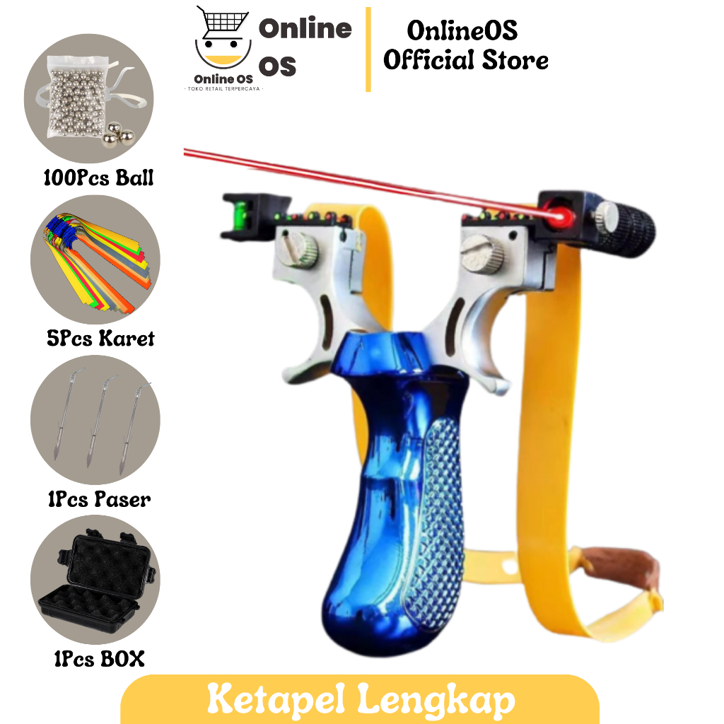 Ketapel Laser / Ketapel Berburu Tactical Laser Big Power