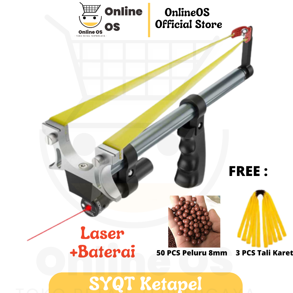pt.2 Ketapel Laser / Ketapel Berburu Tactical Laser BIG Power