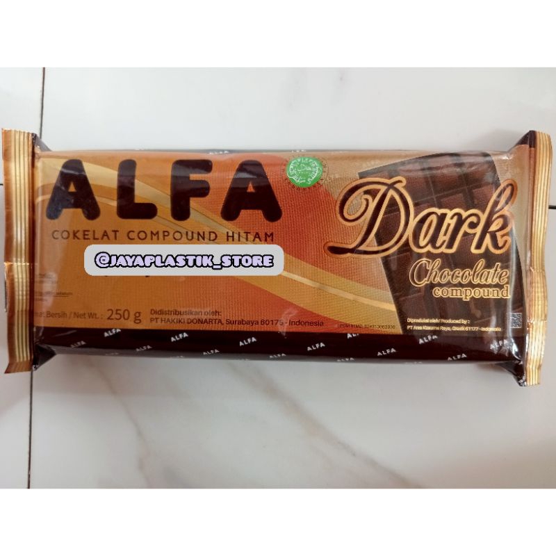 

COKLAT BATANG ALFA 250GR DARK CHOCOLATE