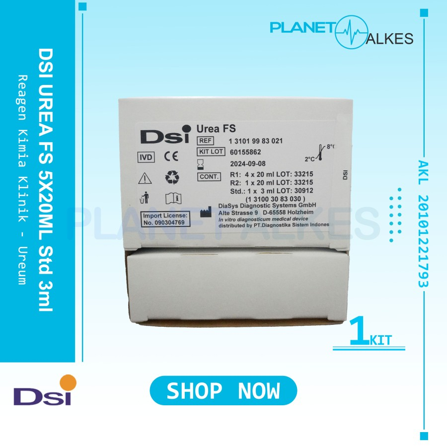 DIASYS Urea FS 5x20ml Reagen Ureum / DSI Reagen UREA FS ED. 05/2026