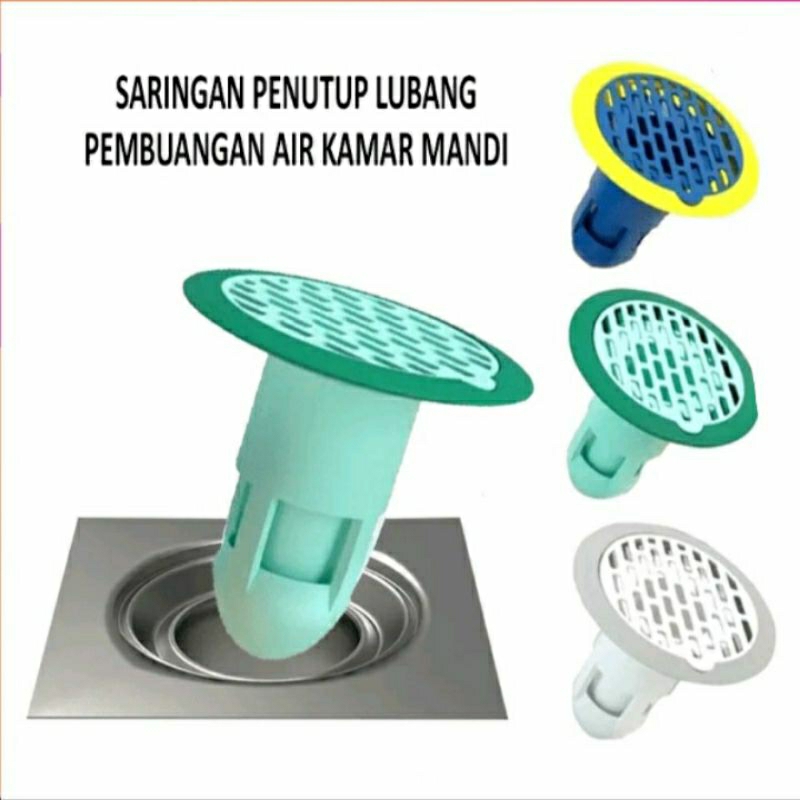 Saringan Penutup Lubang Pembuangan Air Kamar Mandi Anti Bau Anti Kecoa