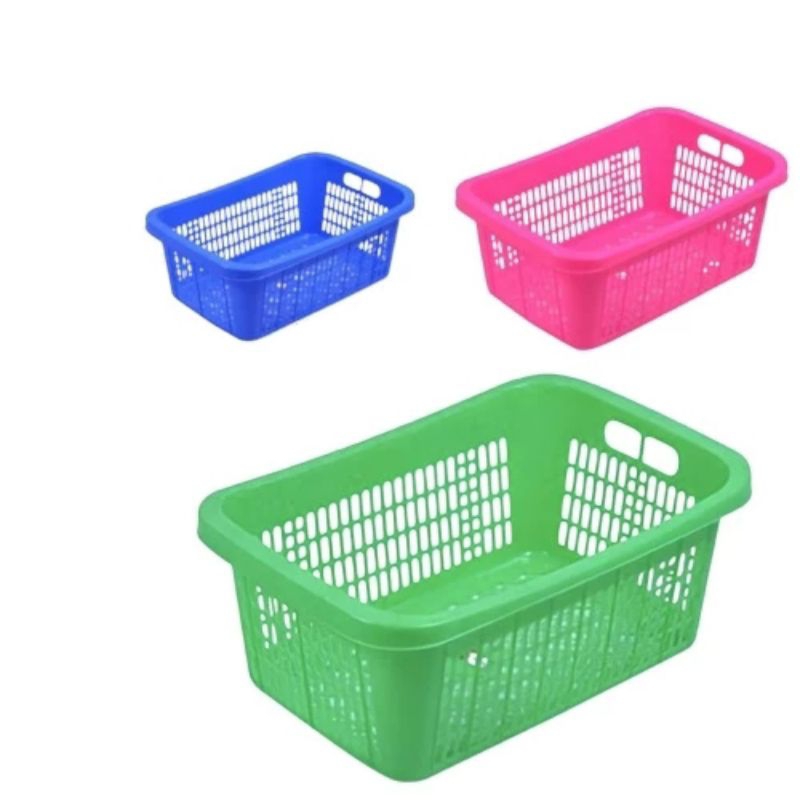 Keranjang Baju Shinpo Keranjang Pakaian Plastik Keranjang Serbaguna