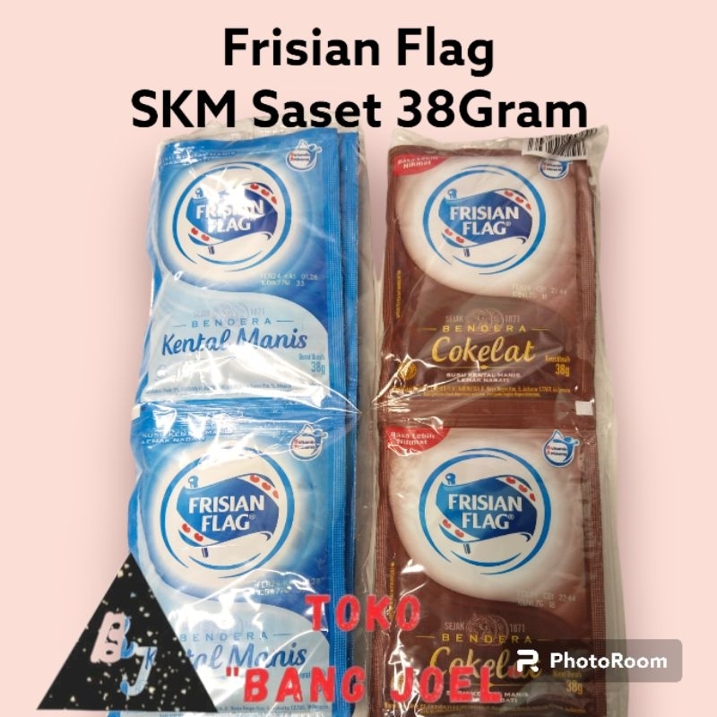 

Frisian Flag Susu Kental Manis 38Gram / Susu Kental Manis Putih / Susu Kental Manis Coklat / SKM / Susu Cair / Susu Bendera Saset Rencengan