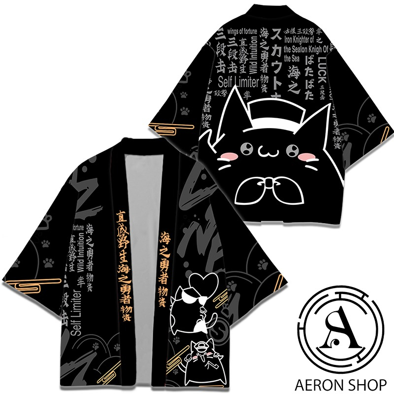 KIMONO CARDINGAN PRIA WANITA CARDINGAN PRINT HAORI