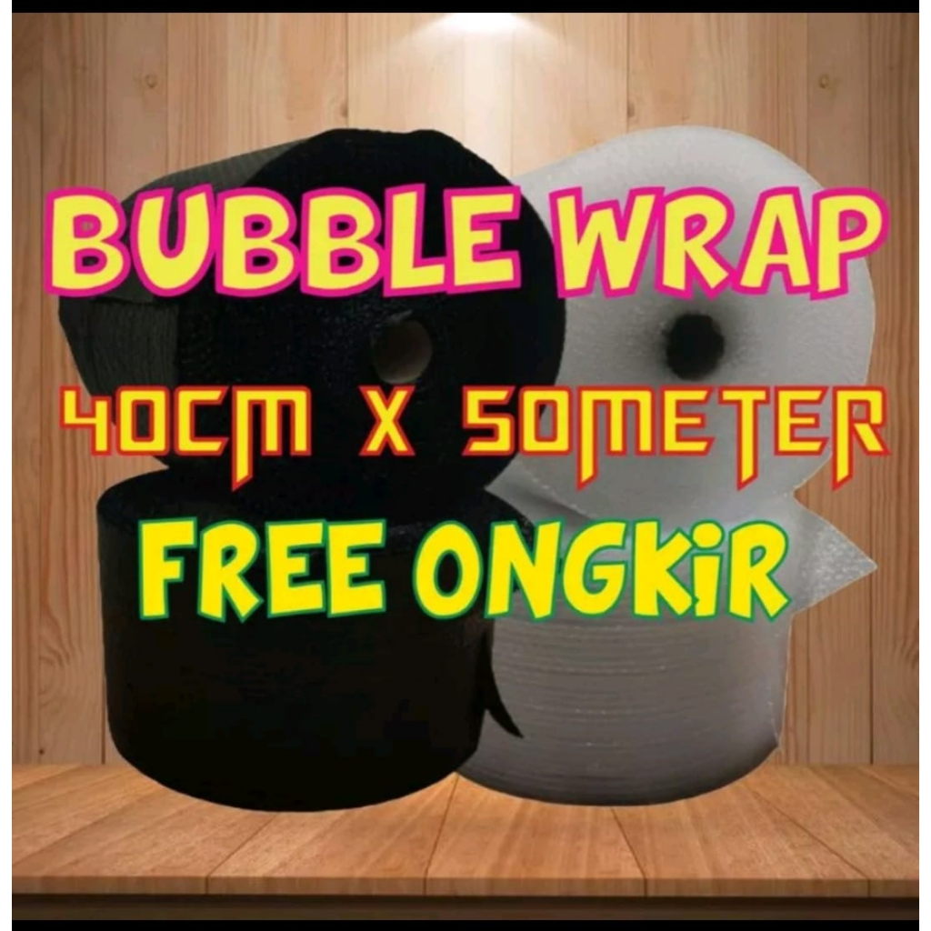 

bubble wrap 40cm x 50m plastik packing buble wrap tebal