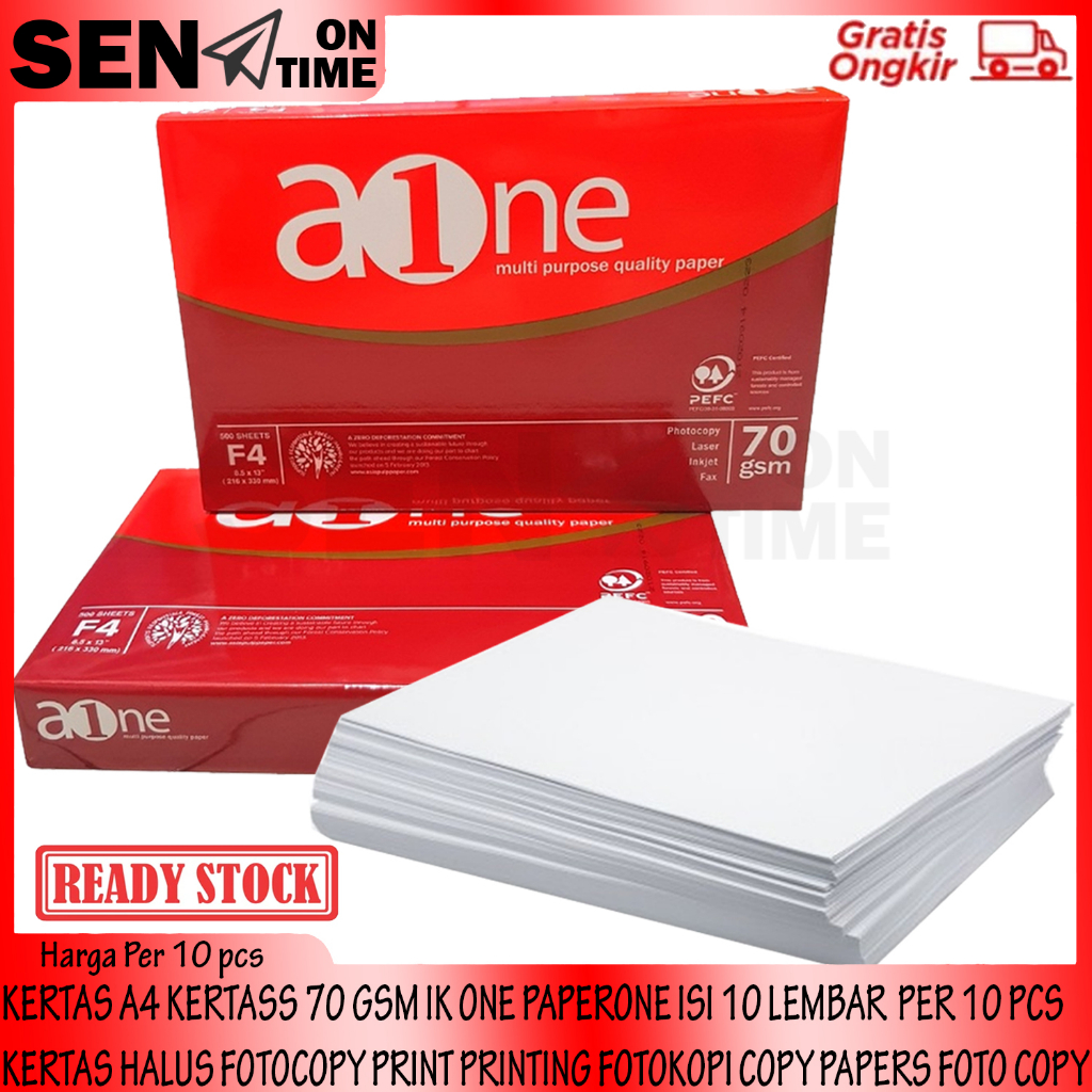 

KERTAS A4 70 GSM IK ONE PAPERONE ECERAN ISI 10 LEMBAR PER 10 PCS KERTAS HALUS FOTOCOPY PRINT PRINTING FOTOKOPI COPY PAPERS FOTO COPY KOPI REM BOX DUS LEMBARAN SKRIPSI DOKUMEN SURAT BERKAS ALAT TULIS PERLENGKAPAN PERSIAPAN ENVELOPE TULIS