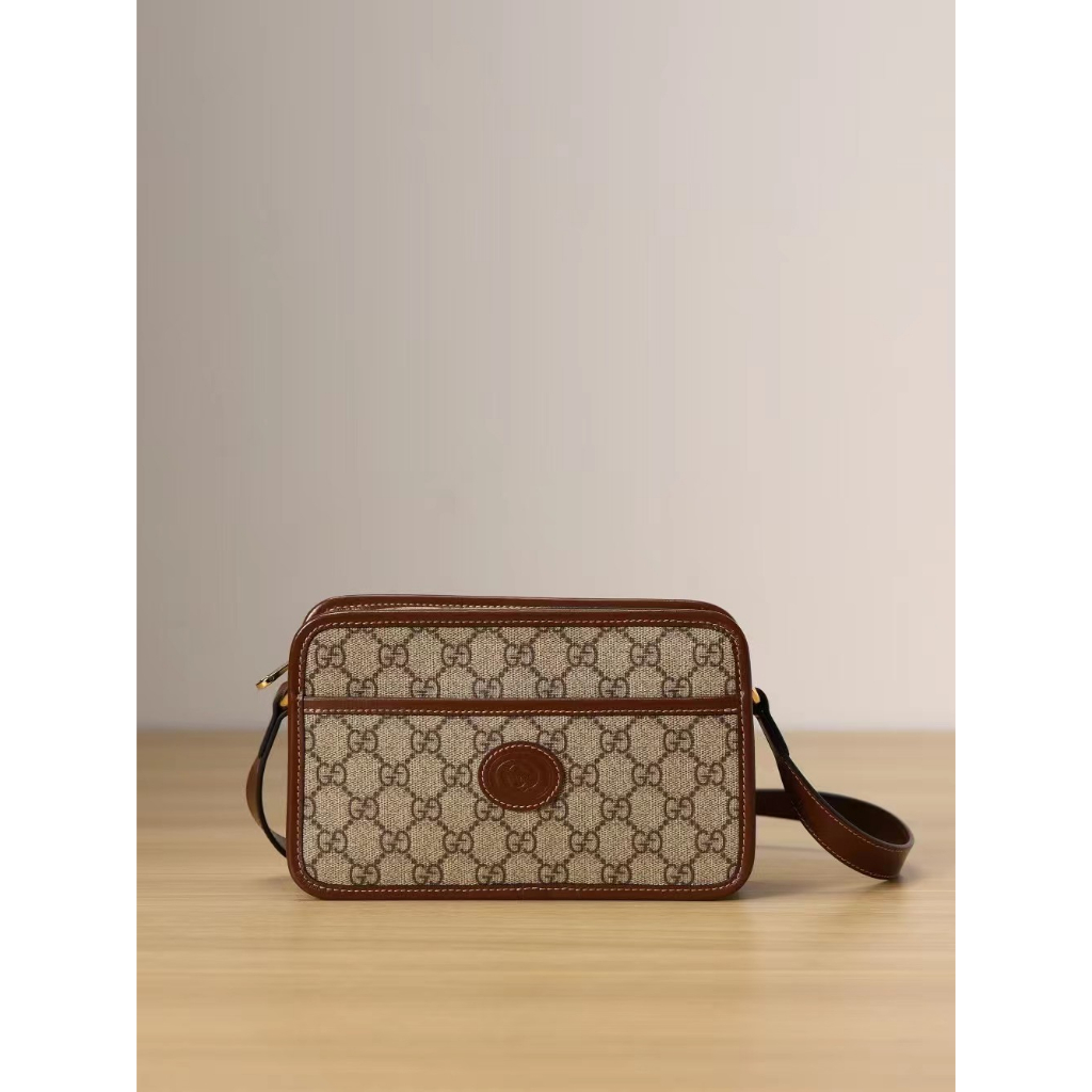 GUCCI interlocking double G men's mini handbag shoulder bag messenger bag