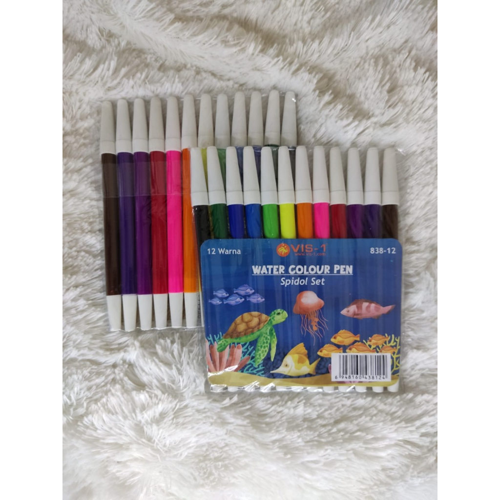 

Spidol Vis-1 set 12 warna