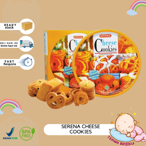 

Serena Cheese Cookies 454gr Kukis Keju Biskuit Kemasan Kaleng