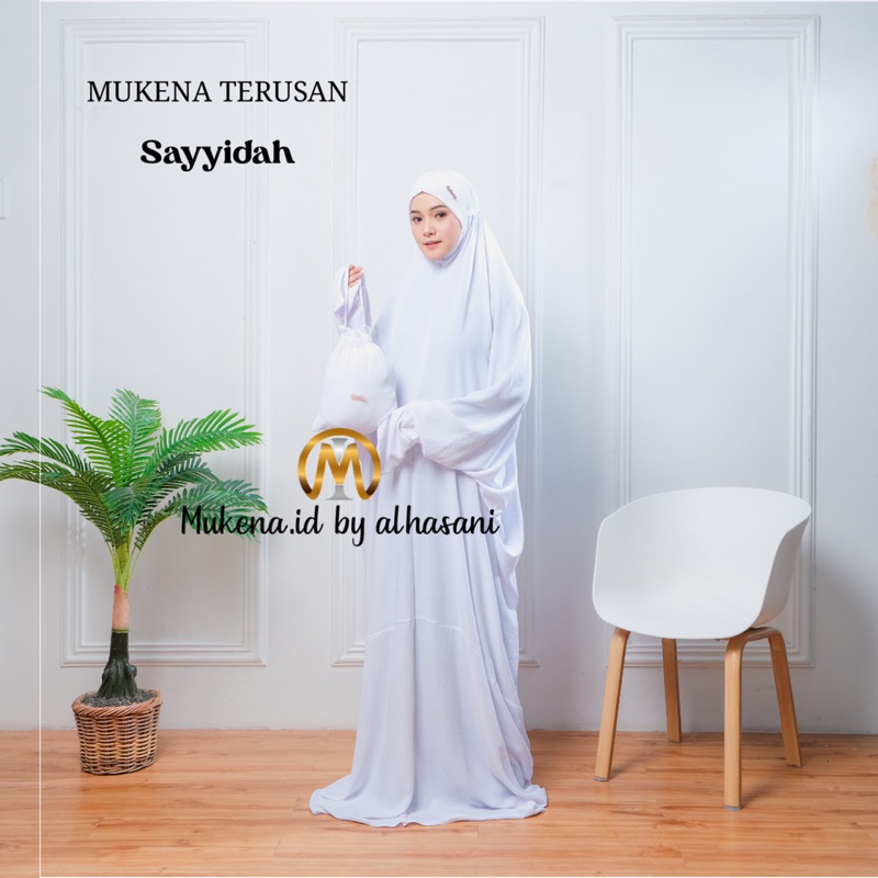 Mukena terusan dagu,mukena cringkle terusan dagu,mukena geblus dagu