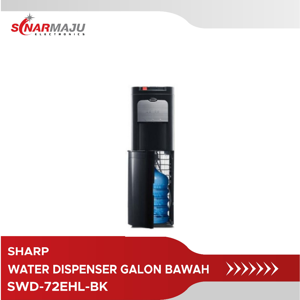 Dispenser Sharp Galon Bawah  SWD-72EHL-BK SWD72EHL-BK SWD 72EHL-BK