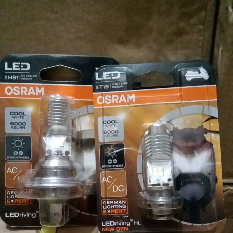 bola/lampu LED AC/DC OSRAM honda Yamaha kaki 1dan vixion