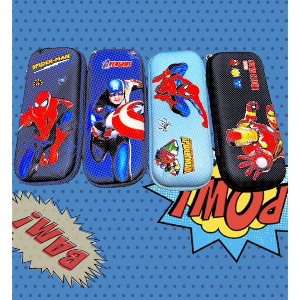 

Kotak Pensil Anak 3D Timbul Tempat Pensil Karakter Spiderman Astronot Rocket Cute Pen Box