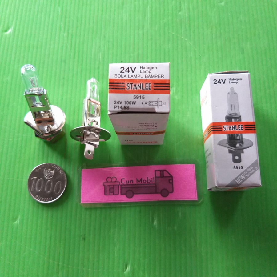 Bohlam Halogen H1 24V 100W Stanlee Star