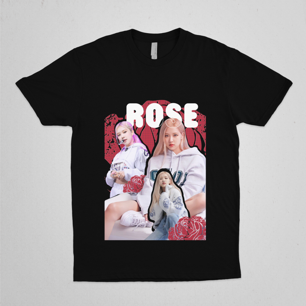 KAOS ROSE BLACKPINK