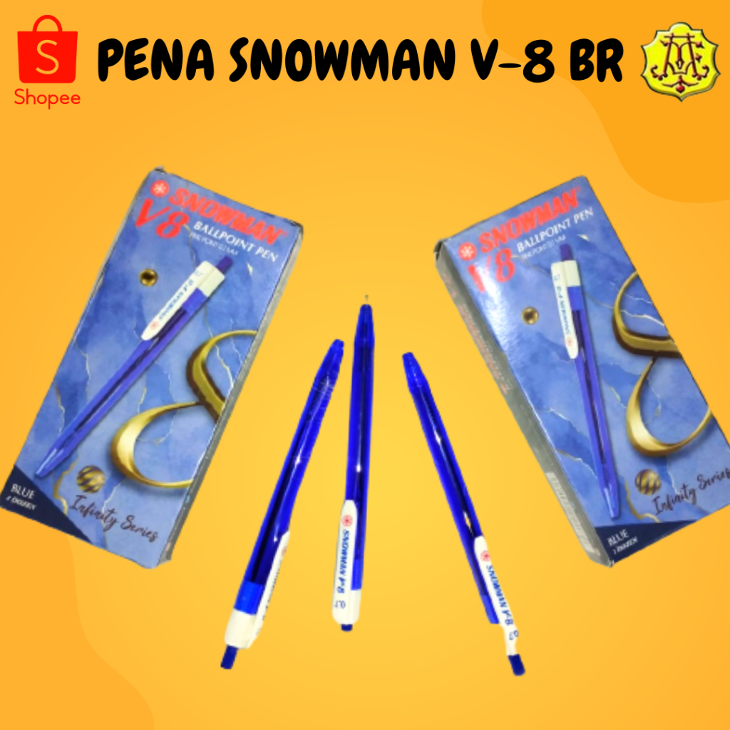 

PENA SNOWMAN V-8 BIRU