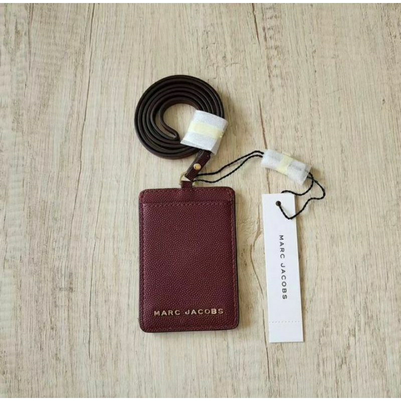 

Lanyard MJ Marc Jacobs Id Card pomegranate new original