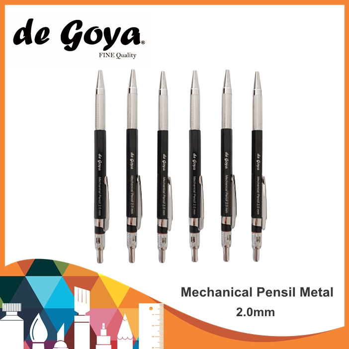 

De Goya Mechanical Pensil 2.0 mm / Pensil Mekanik / Mechanical Pensil / De Goya Pensil Mekanik