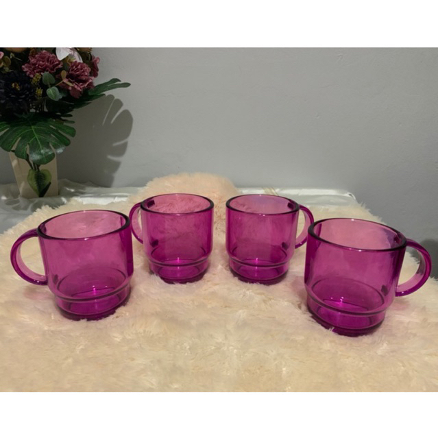 Deluxe Mug Deluxe Tumbler Prism Glass Tupperware new