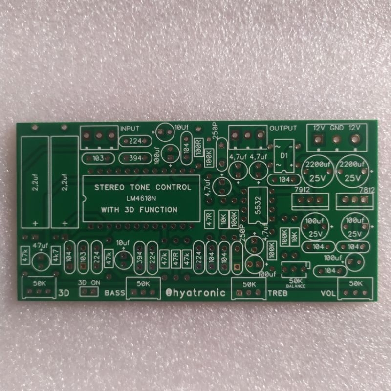 PCB TONE CONTROL LM 1036 N / LM 4610 N