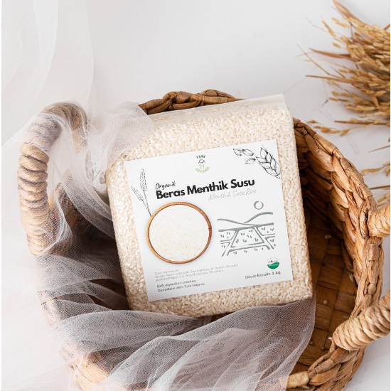 

Tani Organic Beras Menthik Susu 1kg - Beras Menthik Susu Organik