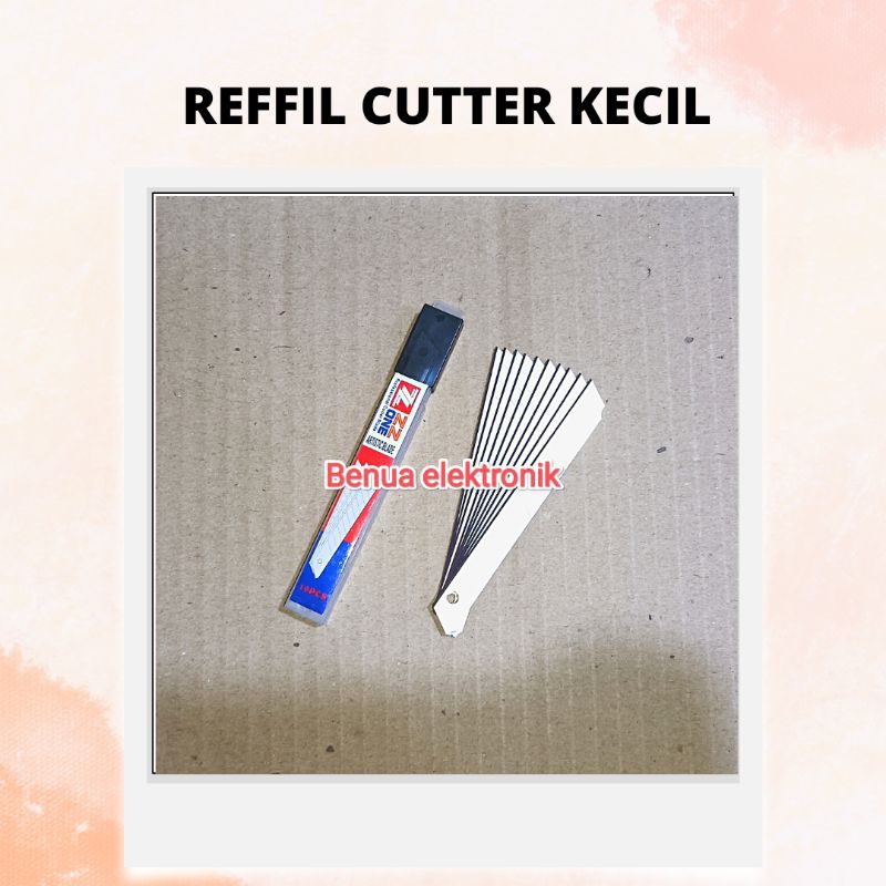 

Promo ISI CUTTER KECIL/ Reffil Mini - isi cutter 1 Tube isi 10 pcs