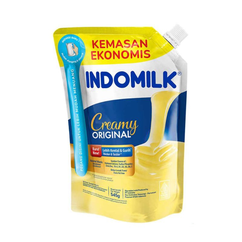 

INDOMILK KENTAL MANIS ( PLAIN & SWISS CHOCO ) POUCH 545ML