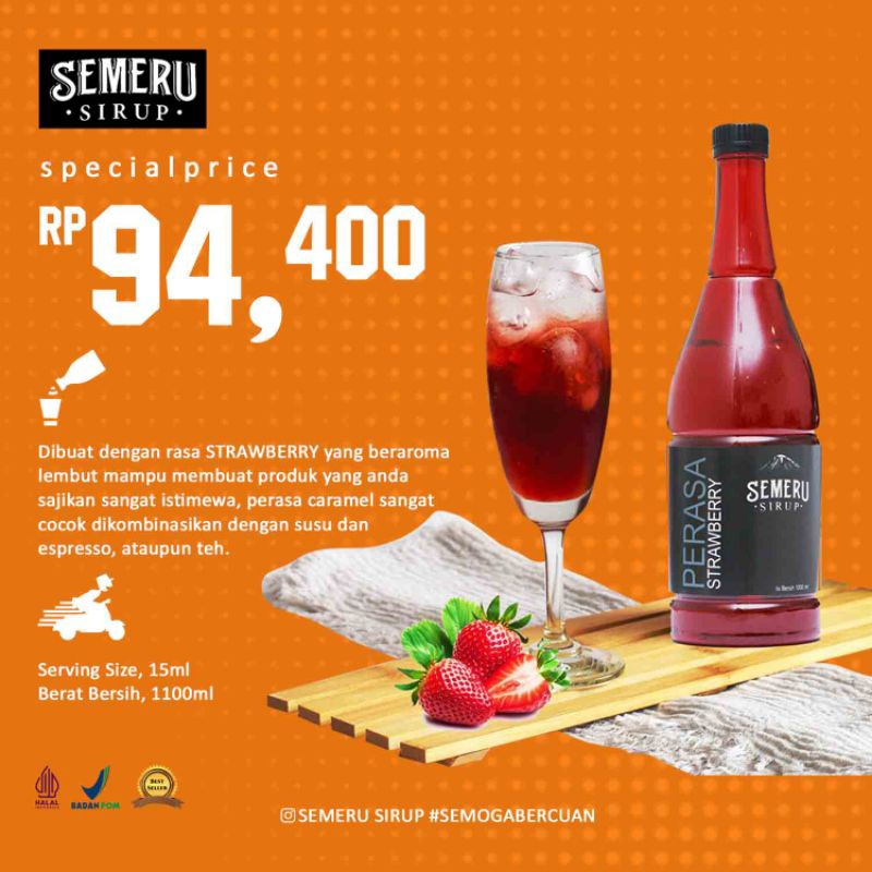 

Semeru Sirup Strawberry