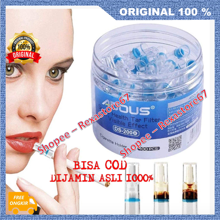 Cigarette Filter Menyaring Tar Dan Nikotin Rokok Pipa Filter Rokok/ Pipa Penyaring Tar Nikotin Rokok