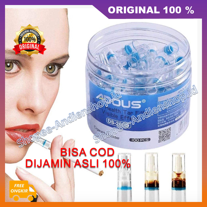 Cigarette Filter Menyaring Tar Dan Nikotin Rokok Pipa Filter Rokok/ Pipa Penyaring Tar Nikotin Rokok