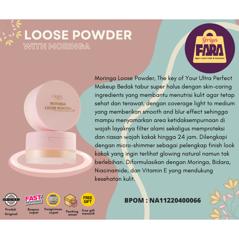 Fabil moringa loose powder