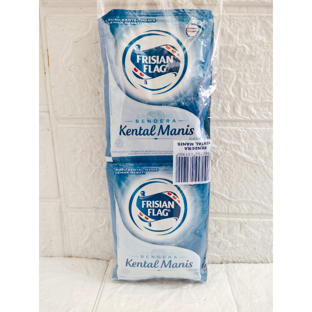 

FRISIAN FLAG SACHET /SUSU KENTAL MANIS SACHET/BENDERA SACHET /SUSU BENDERA 38 GRAM