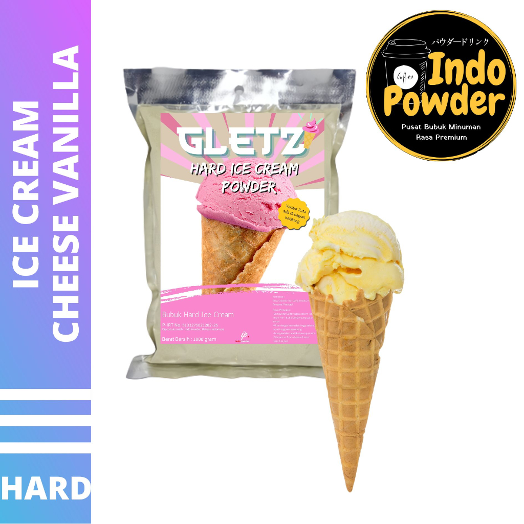 

HARD ICE CREAM CHEESE VANILLA 1Kg - Bubuk Es Krim CHEESE VANILLA - Bubuk Es Krim - ICE CREAM Powder
