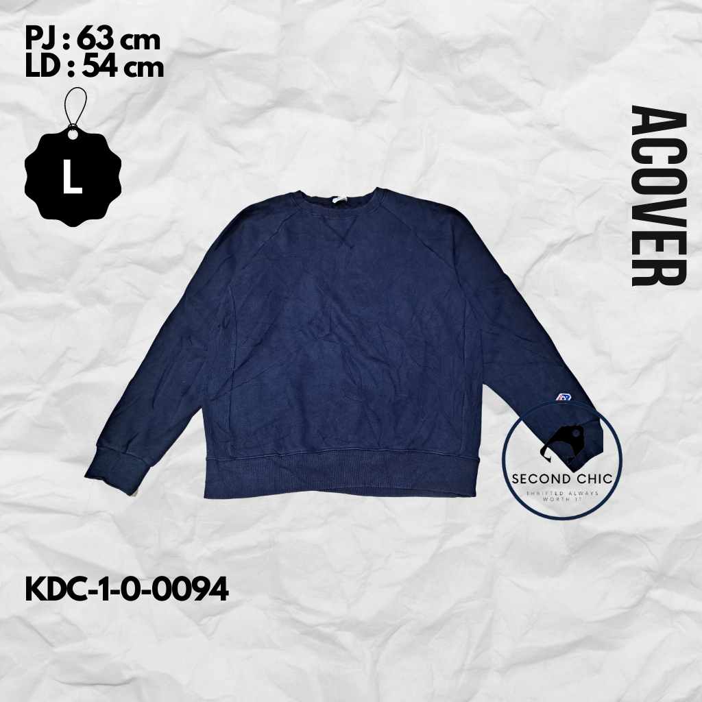 Crewneck ACOVER ORIGINAL | Crewneck Pria | Sweater ACOVER | Crewneck branded | Sweater branded