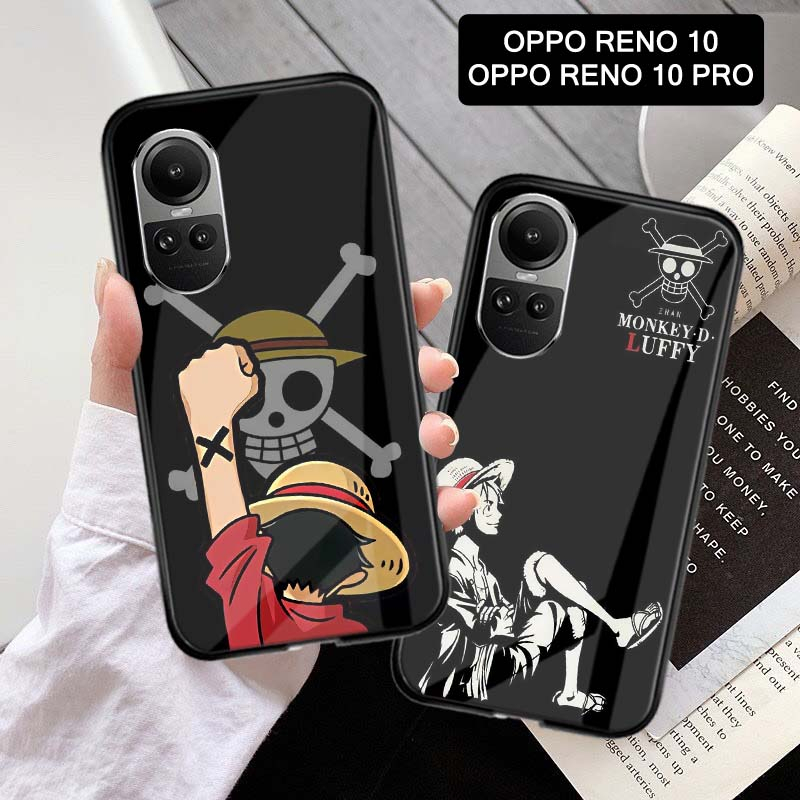Softcase Glossy Glass Kaca OPPO RENO 10 OPPO RENO 10 PRO Terbaru [M150] Mirror Case Kaca OPPO RENO 1